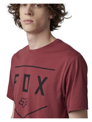 T-Shirt Technique Fox Shield Scar Rouge