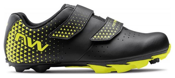 Northwave Spike 3 MTB Shoes Black Yellow Fluo