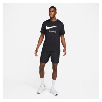T-shirt Nike Dri-Fit Running Noir