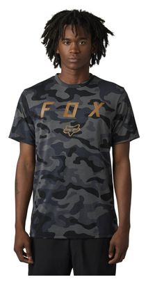 Fox Vzns Camo Technisches T-Shirt Schwarz