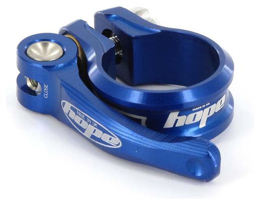 Hope Seat Clamp and QR - Blue