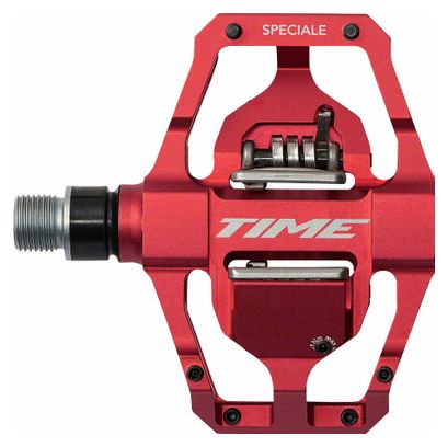 Paar Time Speciale 12 MTB pedalen Rood