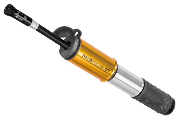 Topeak Racerocket MT Hand Pump (Max 90 psi / 6 bar) Gold