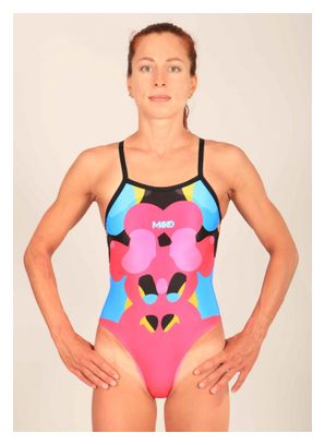 Women's 1 piece swimsuit Mako Aumakua Mind Games Pink