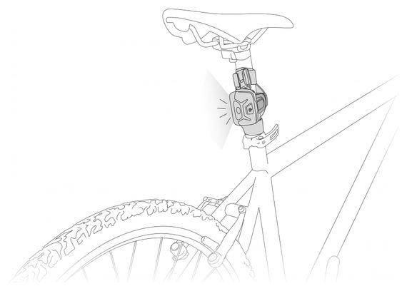 Petzl Bike Adapt Handlebar/Seat Post Mount for Petzl Headlamp
