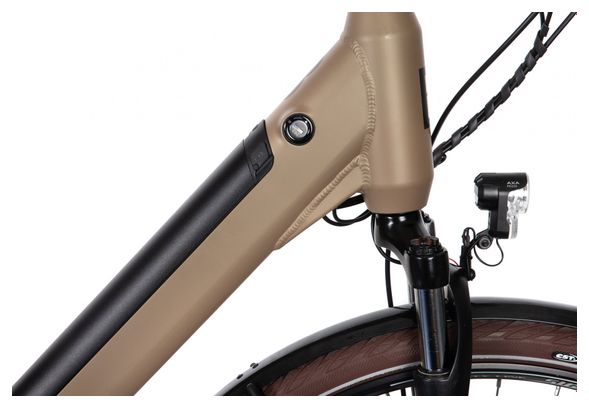 Bicyklet Carmen Elektrische Stadsfiets Shimano Tourney/Altus 7S 504 Wh 700 mm Bruin Tan