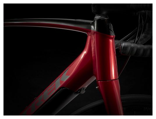 Trek Domane + ALR Fazua 250Wh Shimano 105 R7000 11S Bici da strada elettrica Crimson Red / Trek Black 2021