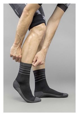 GripGrab Waterproof Merino Thermal Winter Socks Black Grey