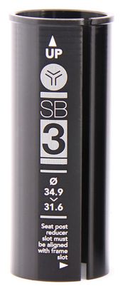 SB3 Reducer Seat Post from 34.9 mm to 31.6 mm