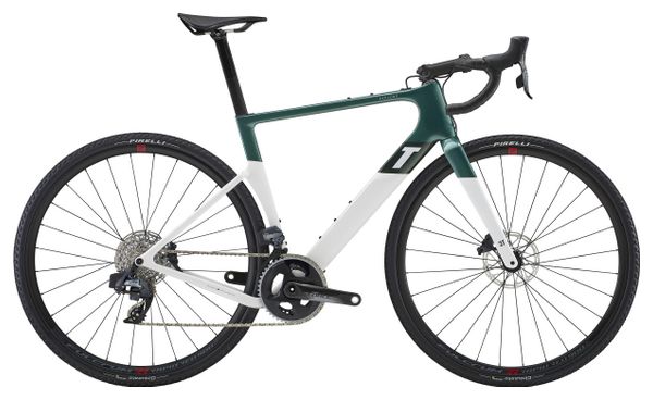 3T Exploro Race Gravel Bike Sram Force eTap AXS 12S 700 mm Emerald Green White 2022