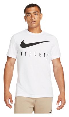 T-Shirt Nike Dri-Fit Training Athlete Blanc