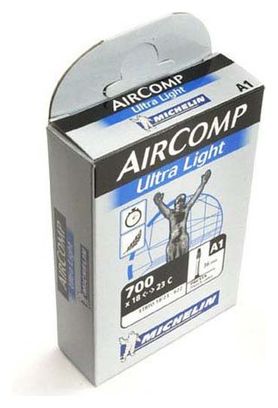 Michelin Chambre à air Route A1 AIRCOMP Ultralight 700x18/23 Presta 60mm
