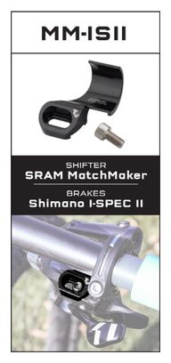 Matchmaker Wolf Tooth ShiftMounts Bremsen Shimano I-Spec II an rechten Sram Shifter