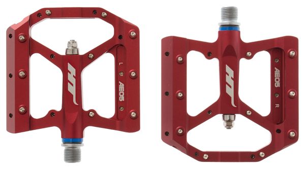 HT Flat Pedals AE05 Red