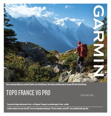 Cartographie Numérique Garmin France v6 Pro France Entière + DROM-COM