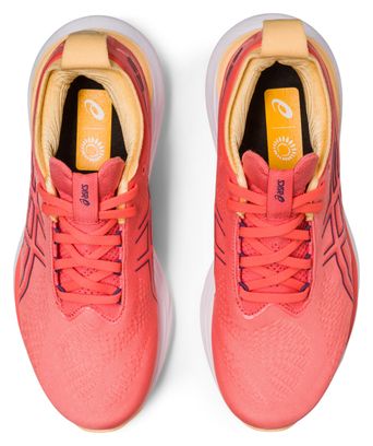 Chaussures de Running Asics Gel Nimbus 25 Corail Femme