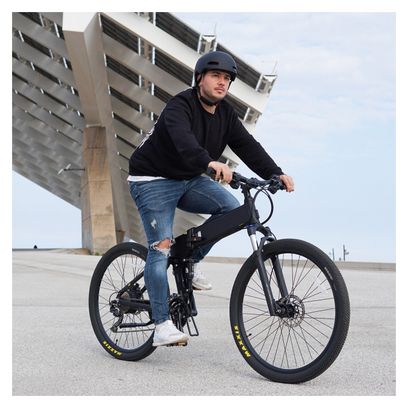 Legend Etna Electric Mountain Bike VAE E-MTB Smart eBike 27,5 , Doble suspensión RockShox + KS, Frenos de disco hidráulicos, Gris Titanio
