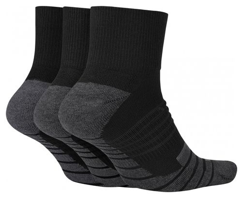 Socks (x3) Nike Everyday Max Cushion Quarter Black Unisex