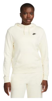 Sweat à Capuche Nike Sportswear Club Fleece Blanc