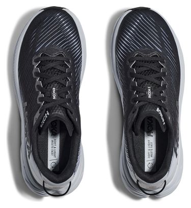 Chaussures de Running Femme Hoka Rincon 3 Noir Blanc