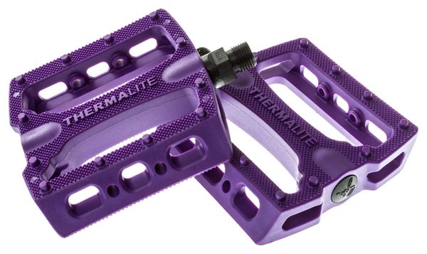 Stolen Thermalite Flat Pedals - Purple