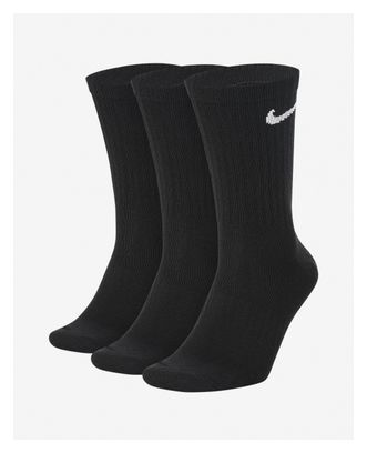 Socks (x3) Nike Everyday Lightweight Black Unisex
