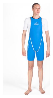 Sailfish Swimskin Rebel Sleeve Pro 1 Aero Suit Blue White