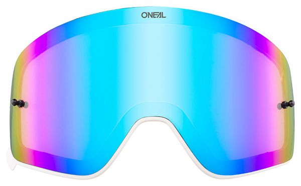 O'Neal B-50 Goggle Spare Lens White Frame Blue Mirror Lens
