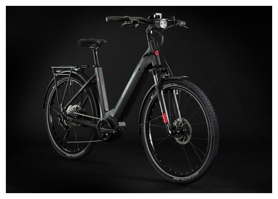 Haibike Trekking 6 Low Electric Hybrid Bike Shimano Deore 10S 630 Wh 27.5'' Black 2023
