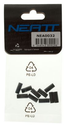 NEATT Aluminium Outer Brake Casing Caps - Black