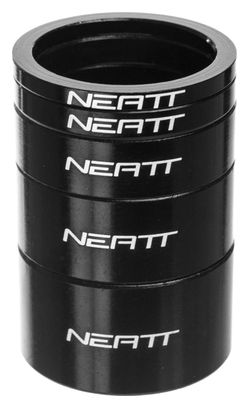 Neatt Kit di distanziali in alluminio (x5) nero