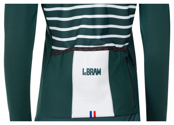 LeBram Ventoux Women&#39;s Long Sleeve Jersey Green Adjusted Cut