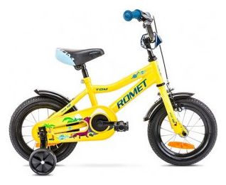 Vélo ROMET KID 12 pouces TOM jaune-bleu S