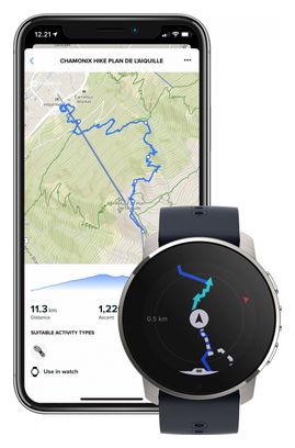 Montre GPS Suunto 9 Peak Titanium Granite Blue
