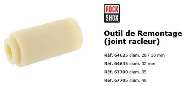 ROCK SHOX Outil remontage joints racleurs diam 35