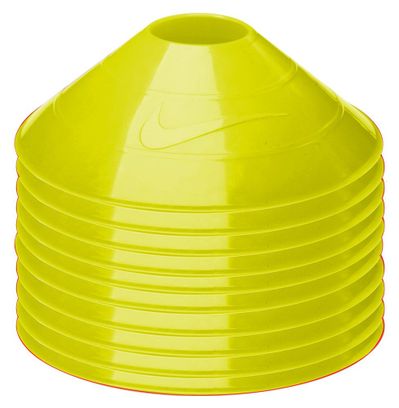10 gelbe Nike Trainingskegel Cups