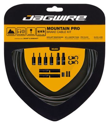 Jagwire Mountain Pro Bremskit Schwarz