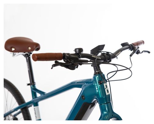 Vélo Fitness Électrique Bicyklet Gabriel Shimano Altus 9V 500 Wh 700 mm Turquoise Metallic