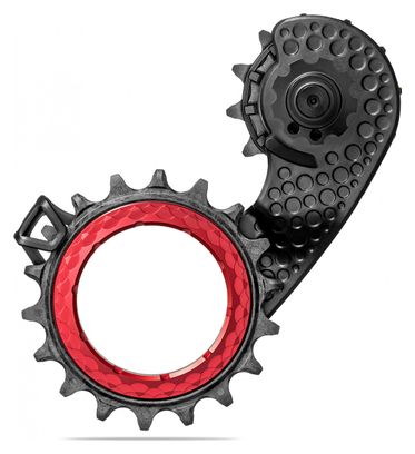 AbsoluteBlack Hollowcage Screed for Shimano Ultegra 8150 12 S Red