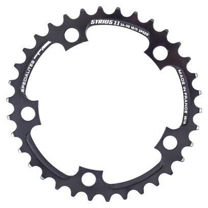 SPECIALITES TA Inner Chain Ring SYRIUS 11 (110) 10-11S 34-39 Tooth Black