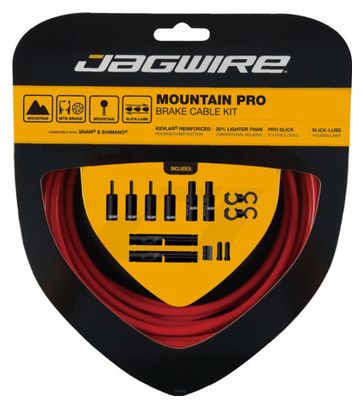 Jagwire Mountain Pro Bremskit Rot