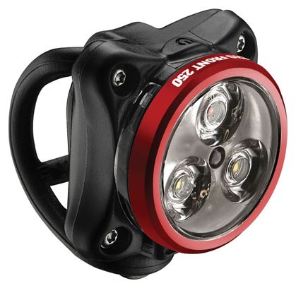 Lezyne LED Zecto Drive 250 Lumen Frontlicht Schwarz Rot