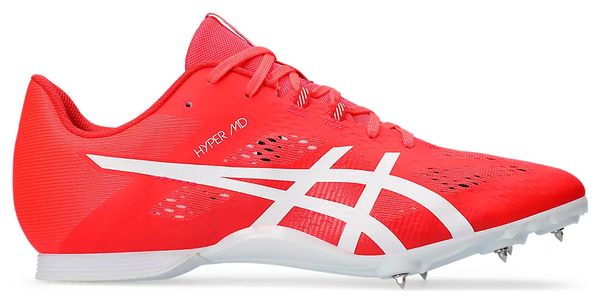 Asics Hyper MD 8 Red White Unisex Track & Field Shoes