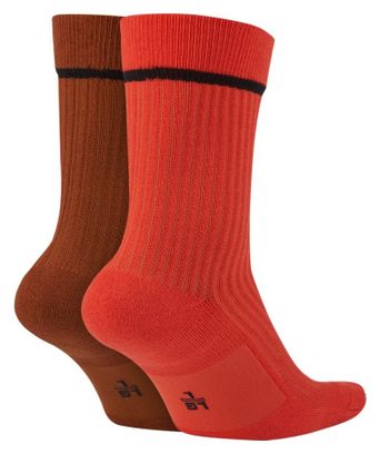 Paires de chaussettes (2x) Nike SNKR Essential Multi-color Rouge	