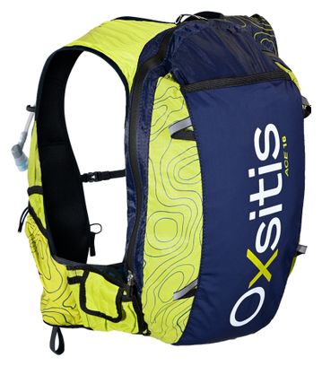 Bolsa de hidratación Oxsitis Ace 16 Ultra Azul Amarillo