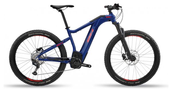 BH Atom-X Pro Shimano SLX 12v Blue / Red Electric semi-rigida Mountain Bike 2020