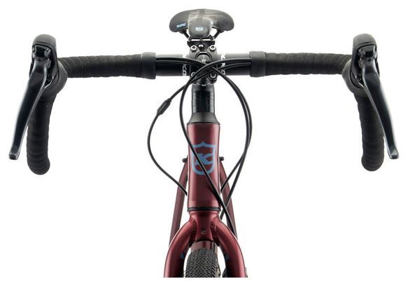 Bicicleta de Grava Kona Rove AL 700 Shimano Claris 8V 700 mm Rojo / Morado 2022