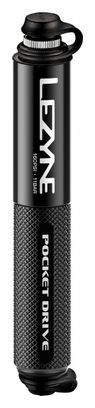 Pompe à Main Lezyne Pocket Drive (Max 160 psi / 11 bar) Noir