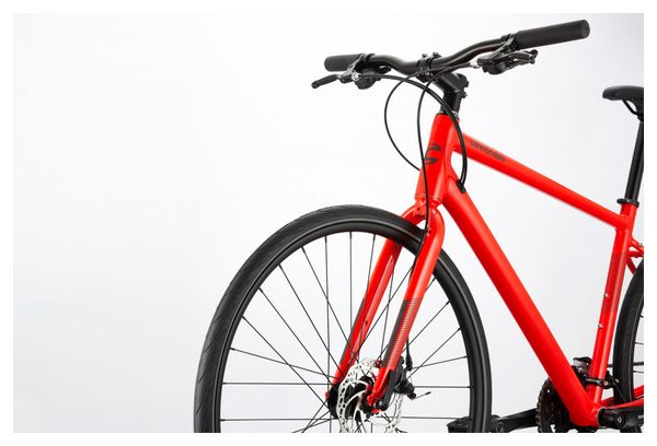 Bicicleta Cannondale Quick 5 Fitness Shimano Tourney 7S 700 mm Acid Red