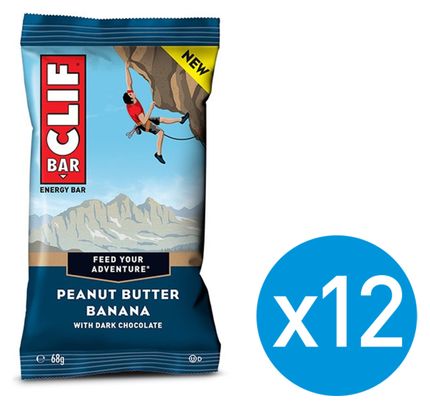 CLIF BAR 12 Energy bars Peanut Buter Banana